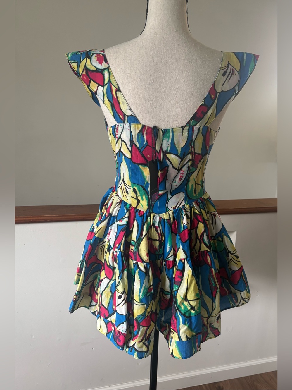 Vanessa Mooney Elisabeth Romper Dress Calla Lily - Picture 4 of 9